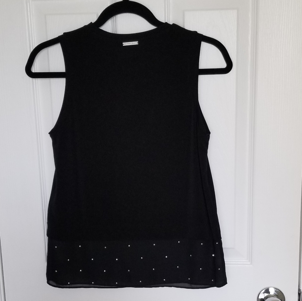 Michael Kors Sleeves Top with Metal Studs Decoration - Picture 2 of 11